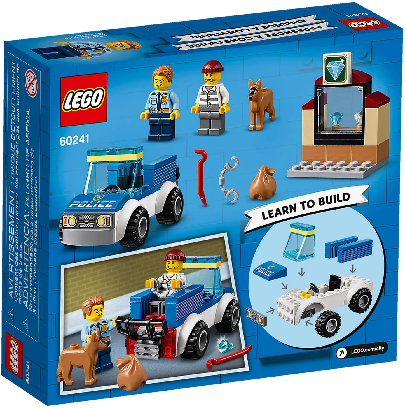 LEGO® City 60241 Unità cinofila della polizia - vue 2