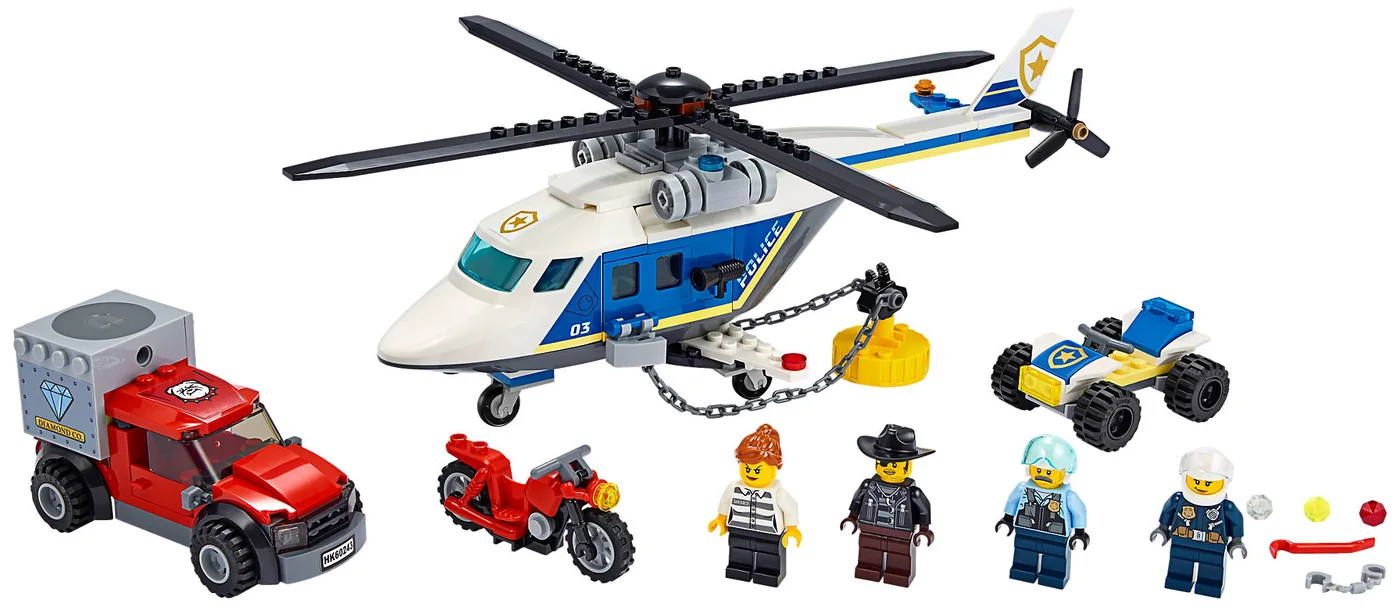 LEGO® City 60243 Inseguimento sull’elicottero della polizia - vue 3