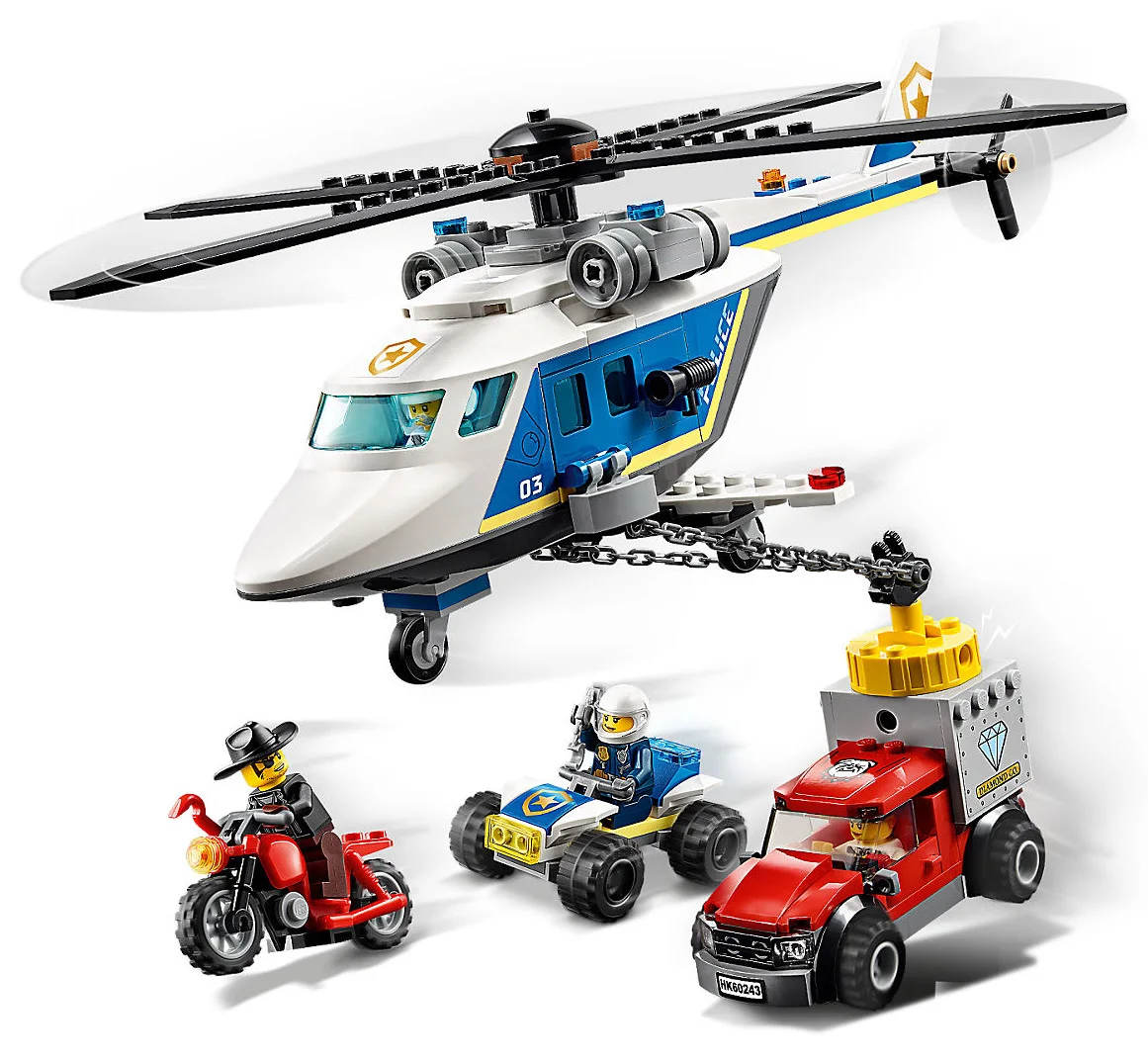LEGO® City 60243 Inseguimento sull’elicottero della polizia - vue 5