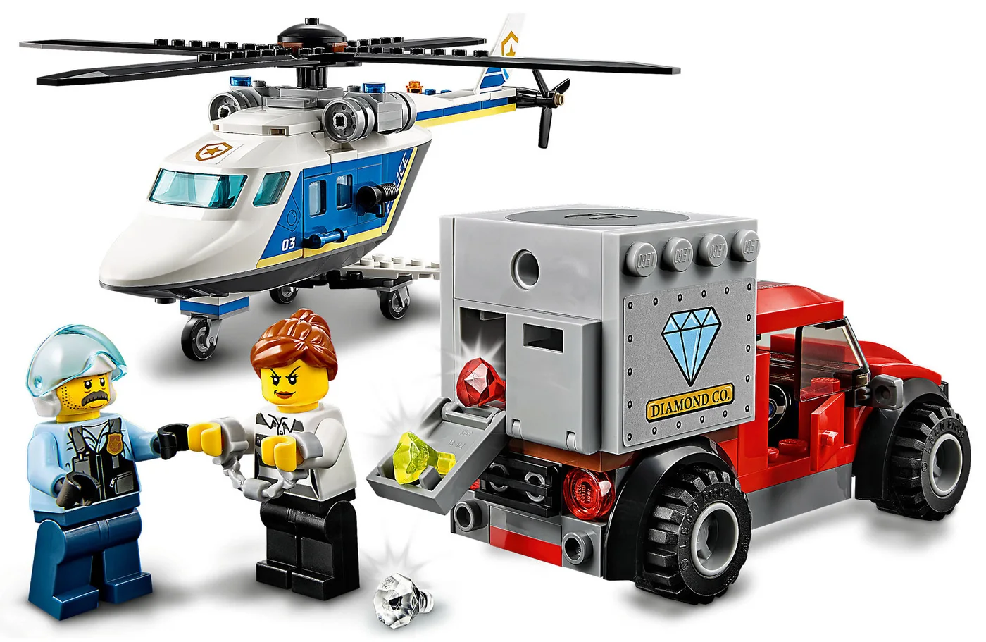 LEGO® City 60243 Inseguimento sull’elicottero della polizia - vue 7