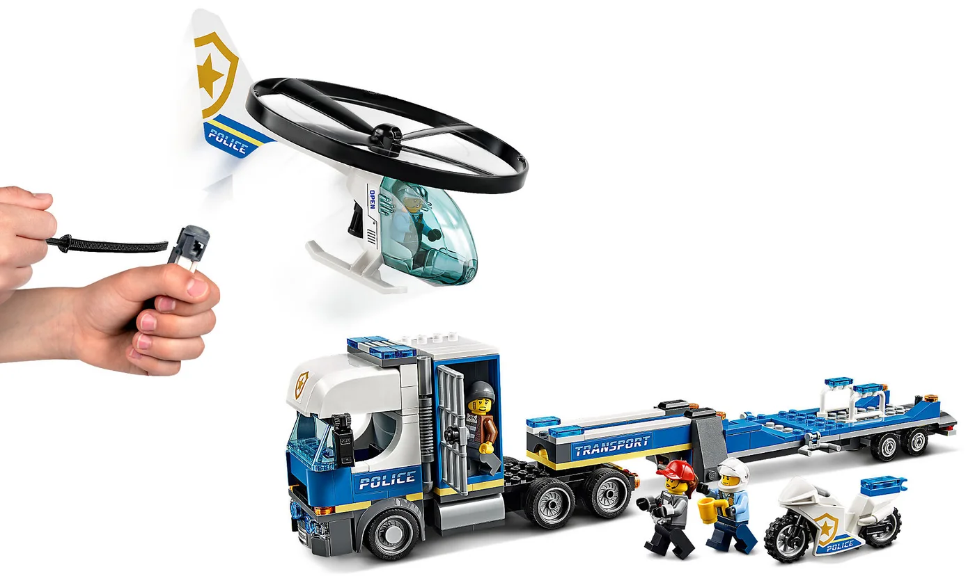 LEGO® City 60244 Trasportatore di elicotteri della polizia - vue 7