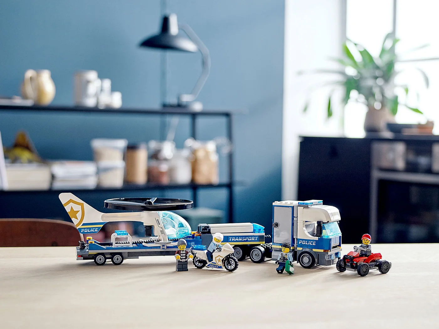 LEGO® City 60244 Trasportatore di elicotteri della polizia - vue 9