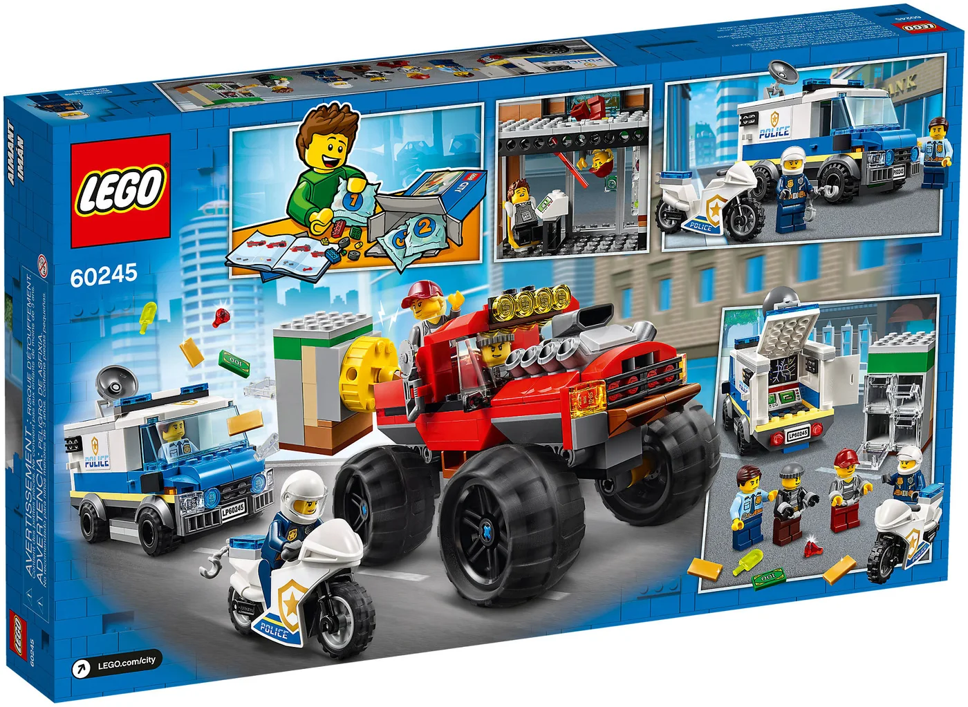 LEGO® City 60245 Rapina sul Monster Truck - vue 2