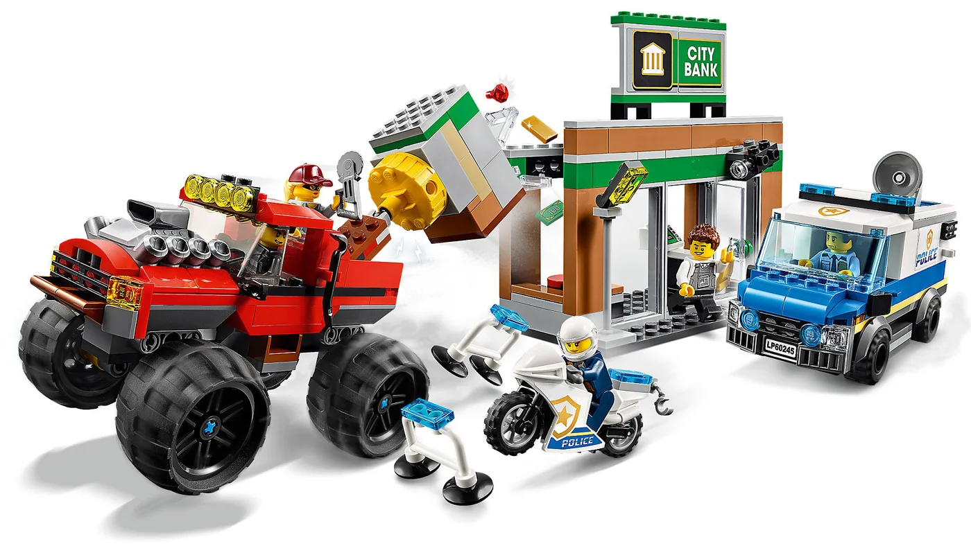 LEGO® City 60245 Rapina sul Monster Truck - vue 5