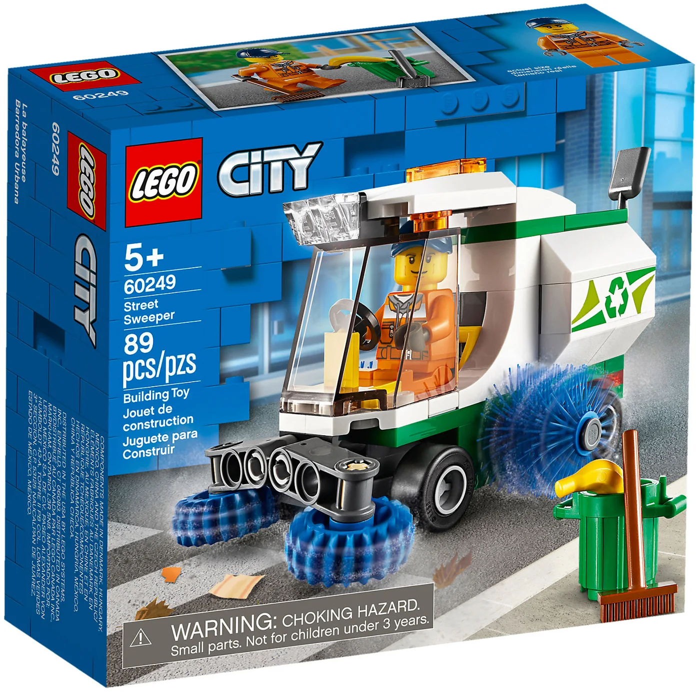 LEGO® City 60249 Spazzatrice stradale - vue 2