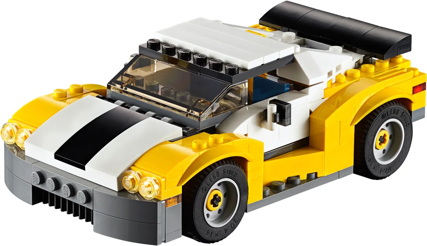 LEGO® Creator 31046 Auto Sportiva Gialla - vue 3