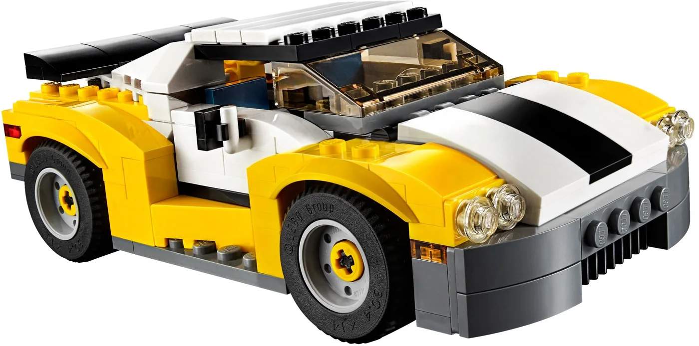 LEGO® Creator 31046 Auto Sportiva Gialla - vue 4