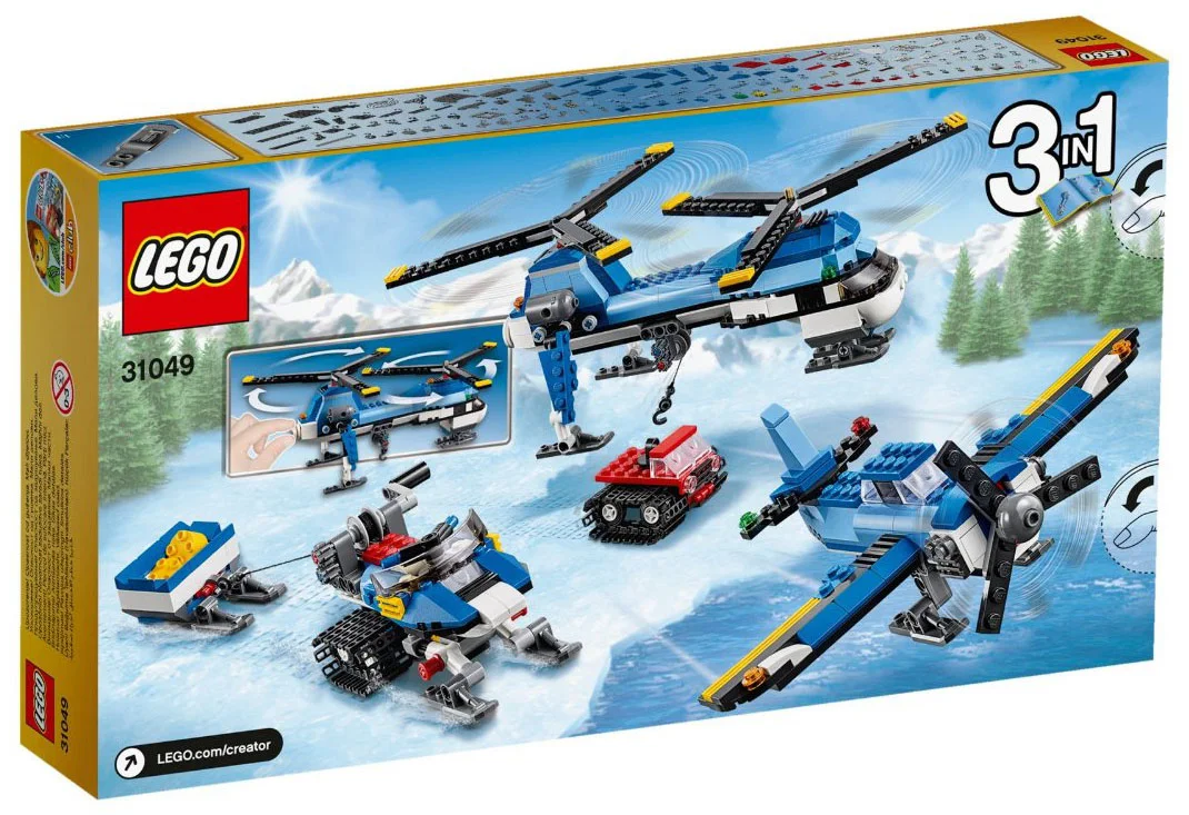 LEGO® Creator 31049 Elicottero Bi-Elica - vue 2