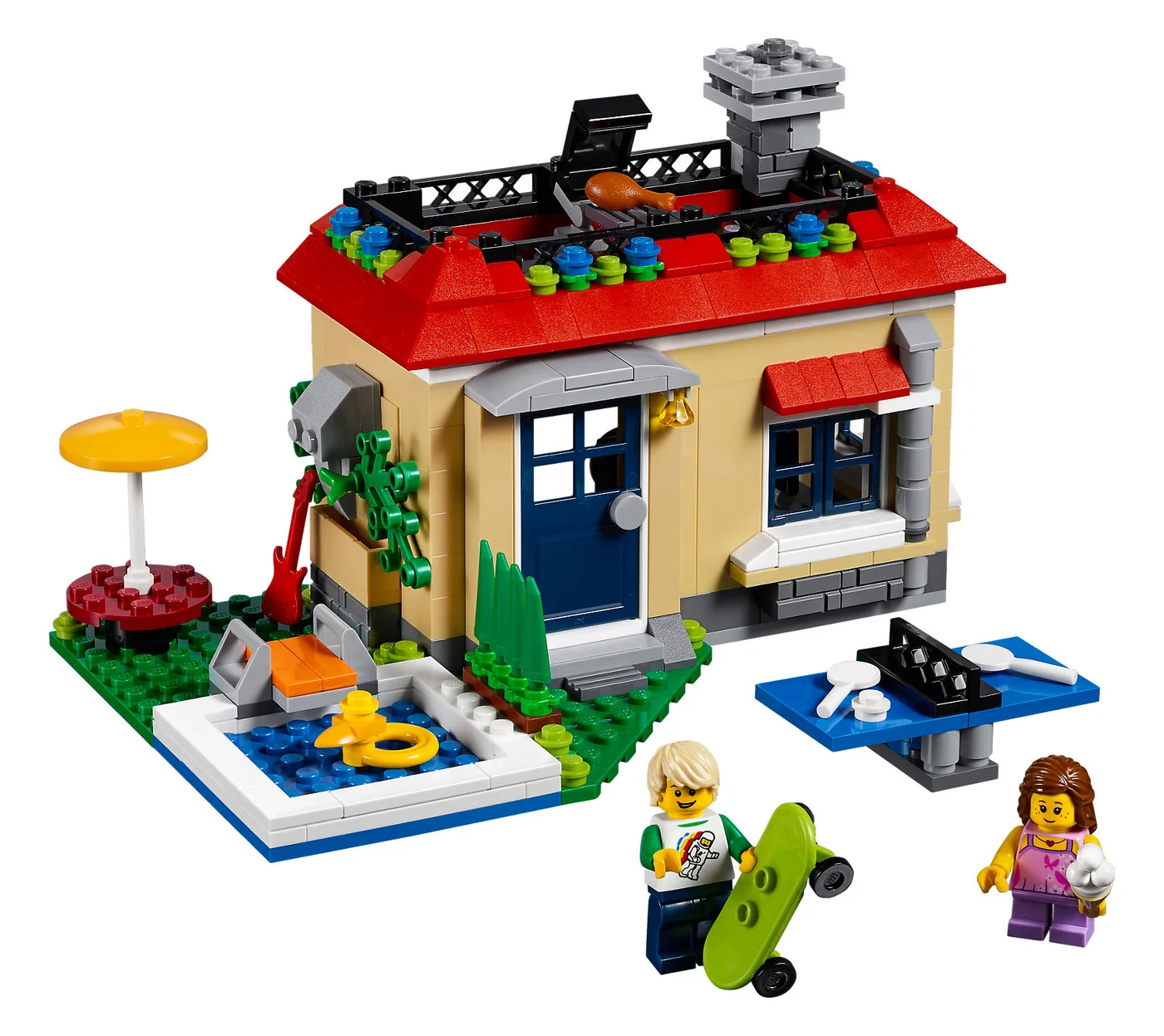 LEGO® Creator 31067 Vacanza in Piscina Modulabile - vue 2