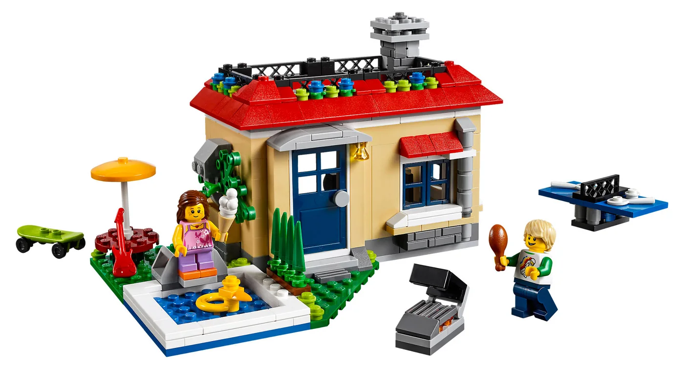 LEGO® Creator 31067 Vacanza in Piscina Modulabile - vue 4