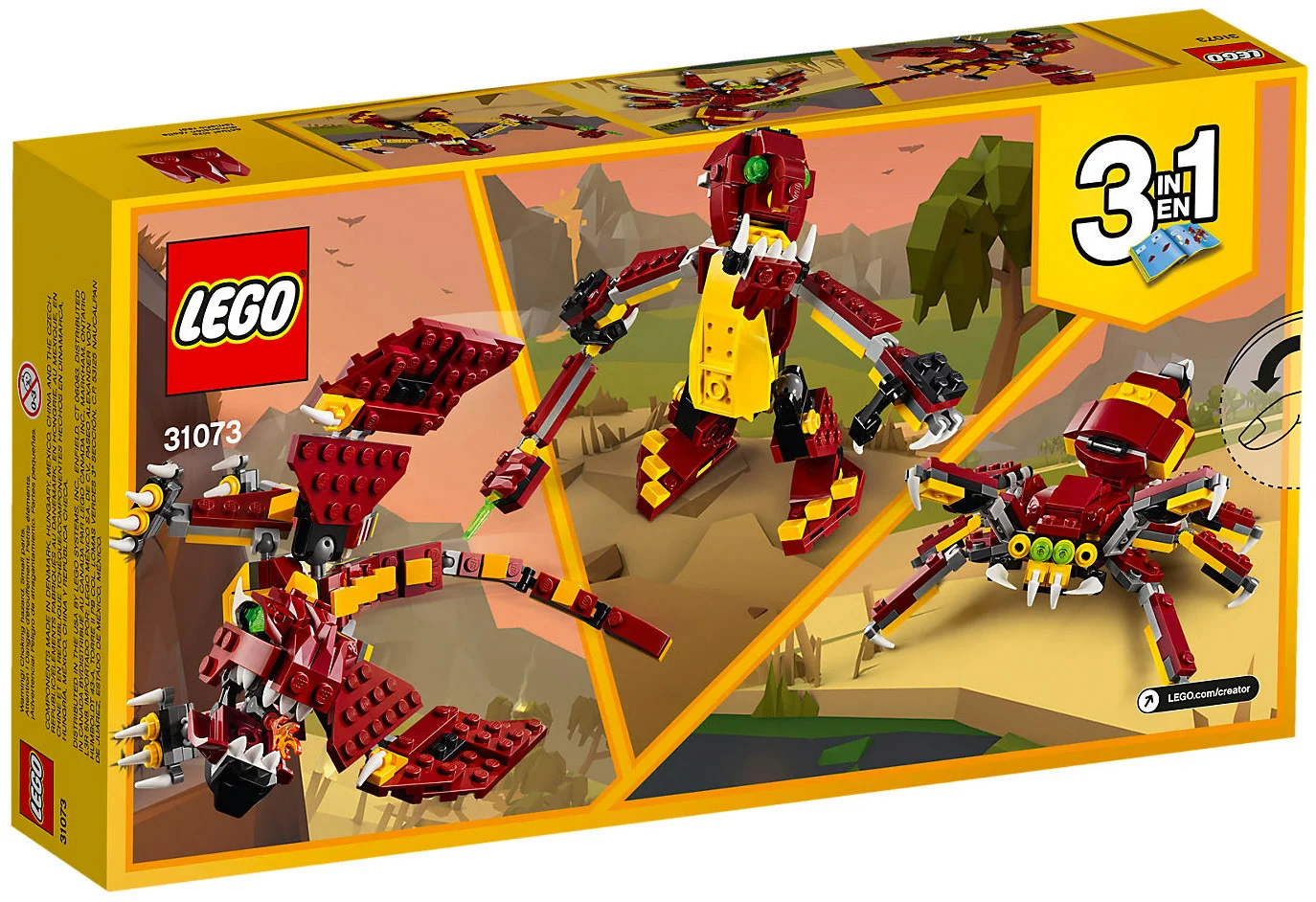 LEGO® Creator 31073 Creature Mitiche - vue 2