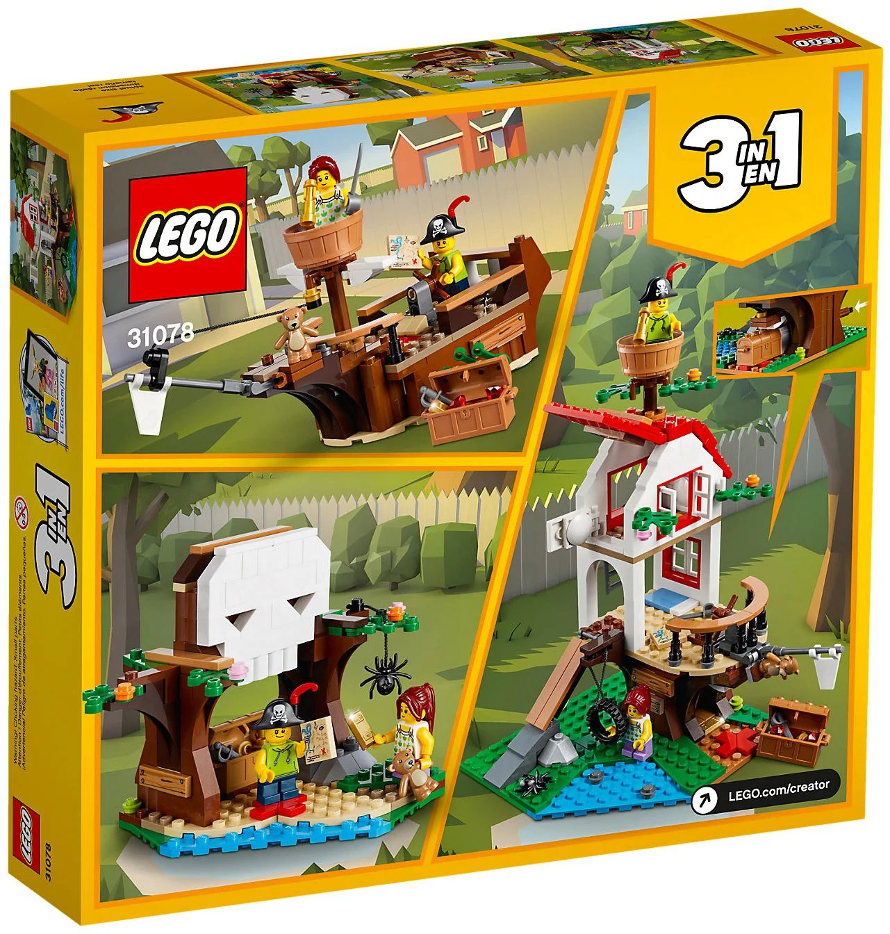 LEGO® Creator 31078 Tesori della Casa sull’Albero - vue 2