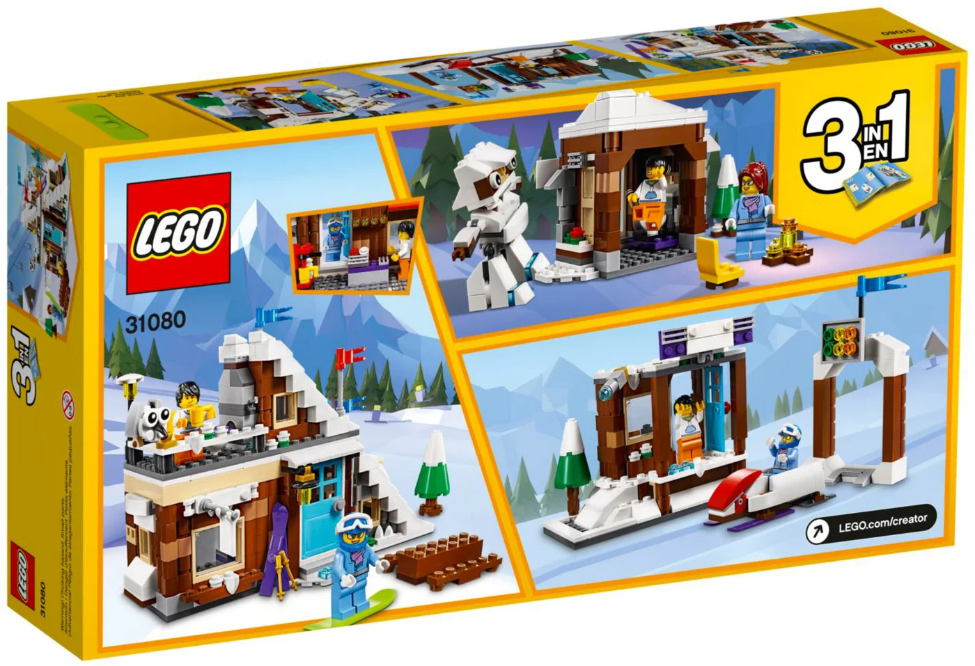 LEGO® Creator 31080 Vacanza Invernale Modulare - vue 2