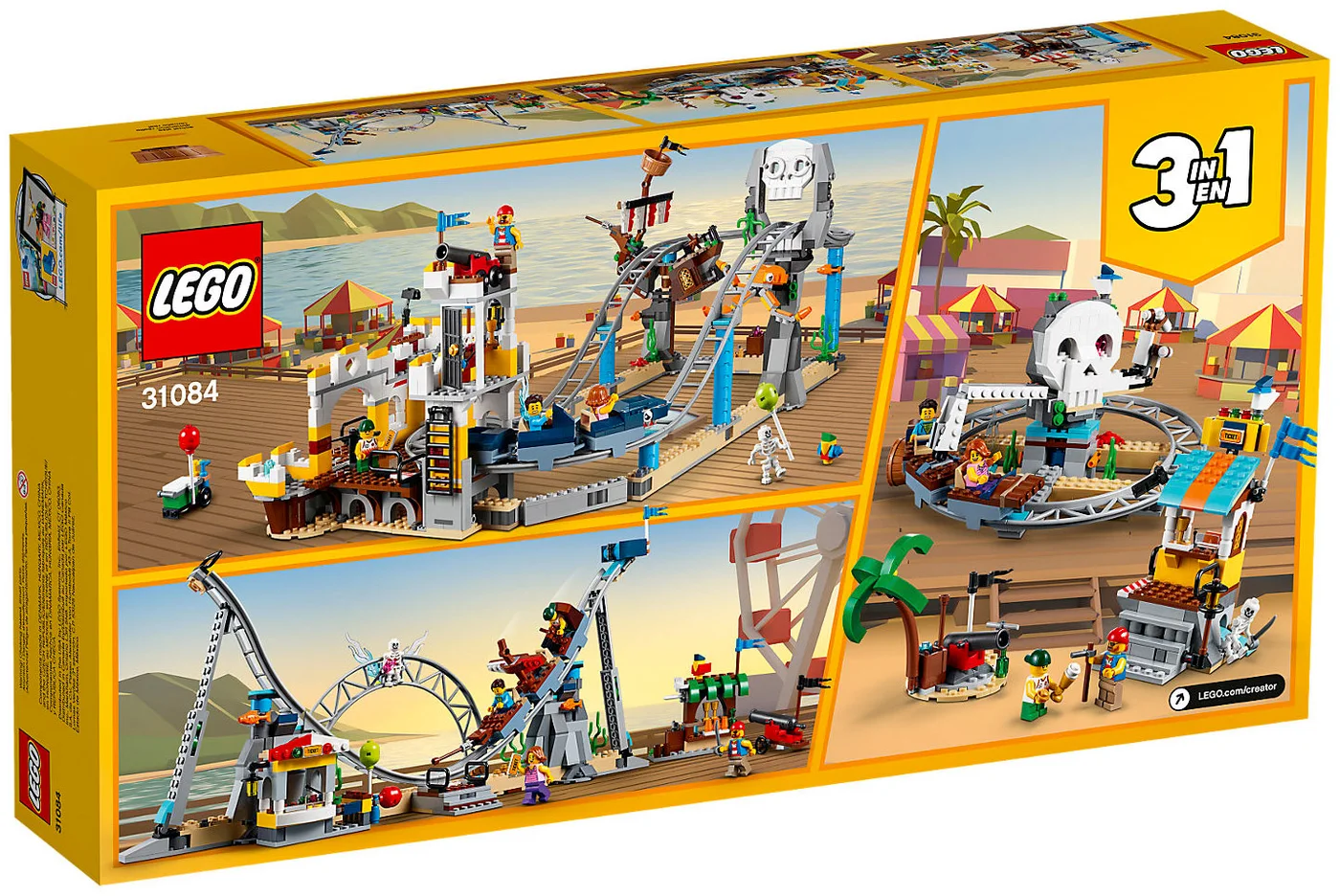 LEGO® Creator 31084 Montagne Russe dei Pirati - vue 2