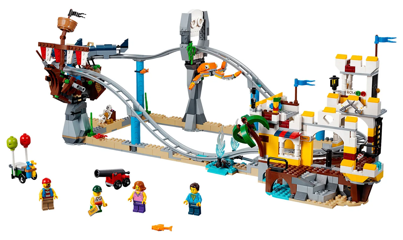 LEGO® Creator 31084 Montagne Russe dei Pirati - vue 3