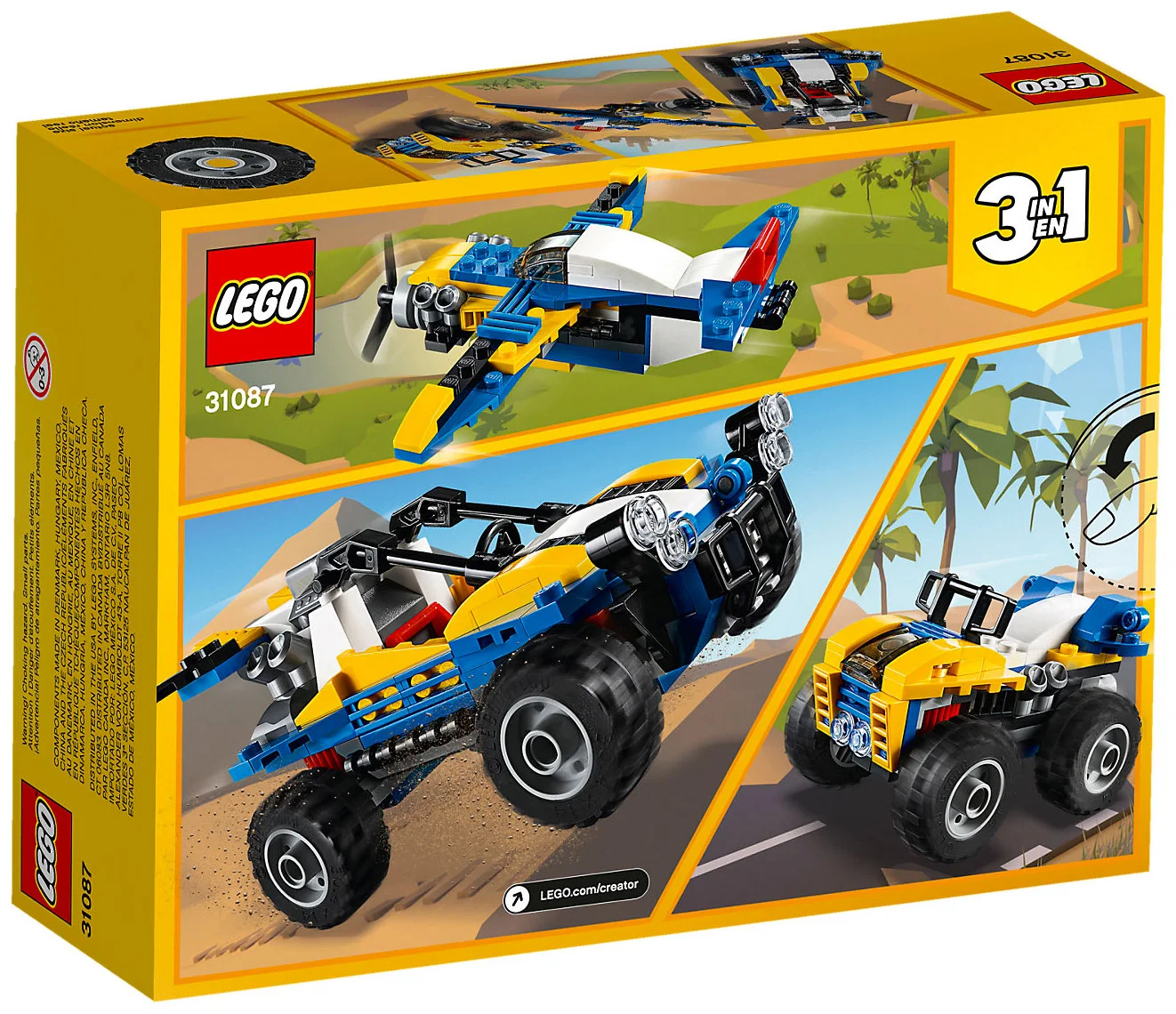 LEGO® Creator 31087 Buggy delle Dune - vue 2