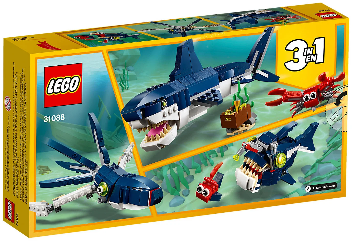 LEGO® Creator 31088 Creature degli Abissi - vue 2