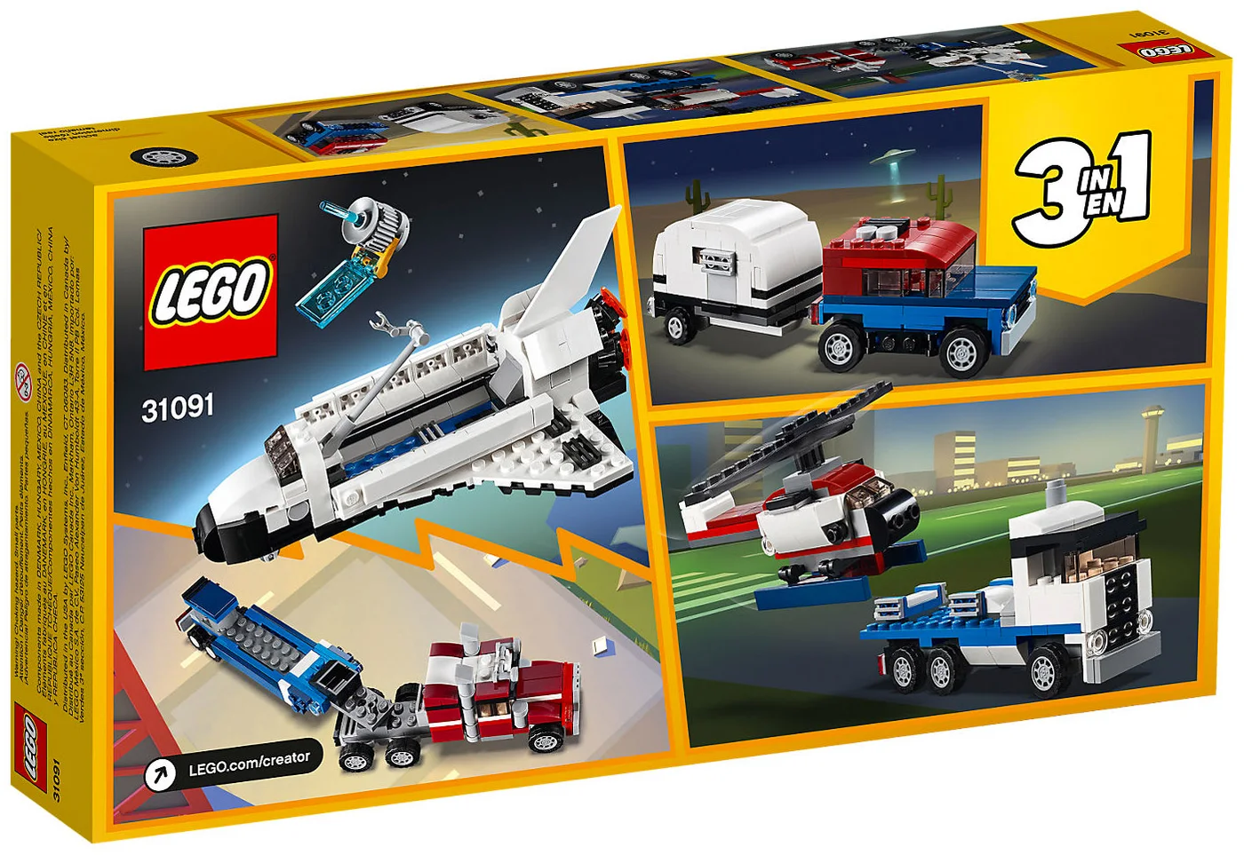 LEGO® Creator 31091 Trasportatore di Shuttle - vue 2