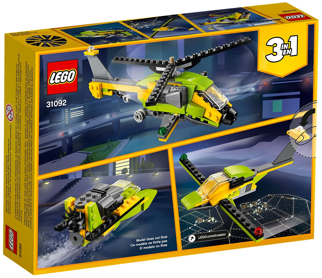 LEGO® Creator 31092 Avventura in Elicottero - vue 2