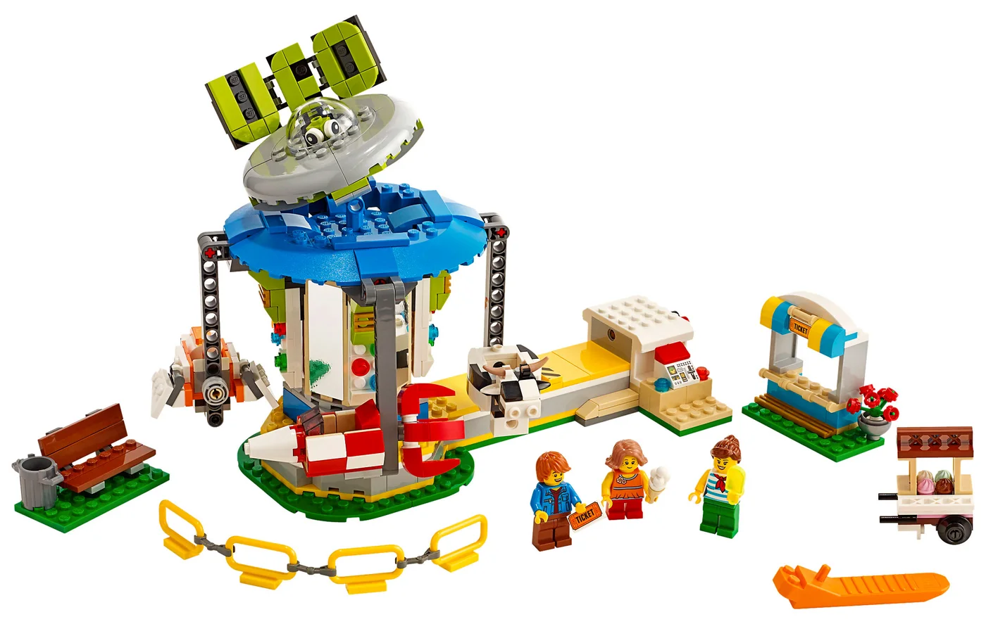 LEGO® Creator 31095 Giostra del Luna Park - vue 3