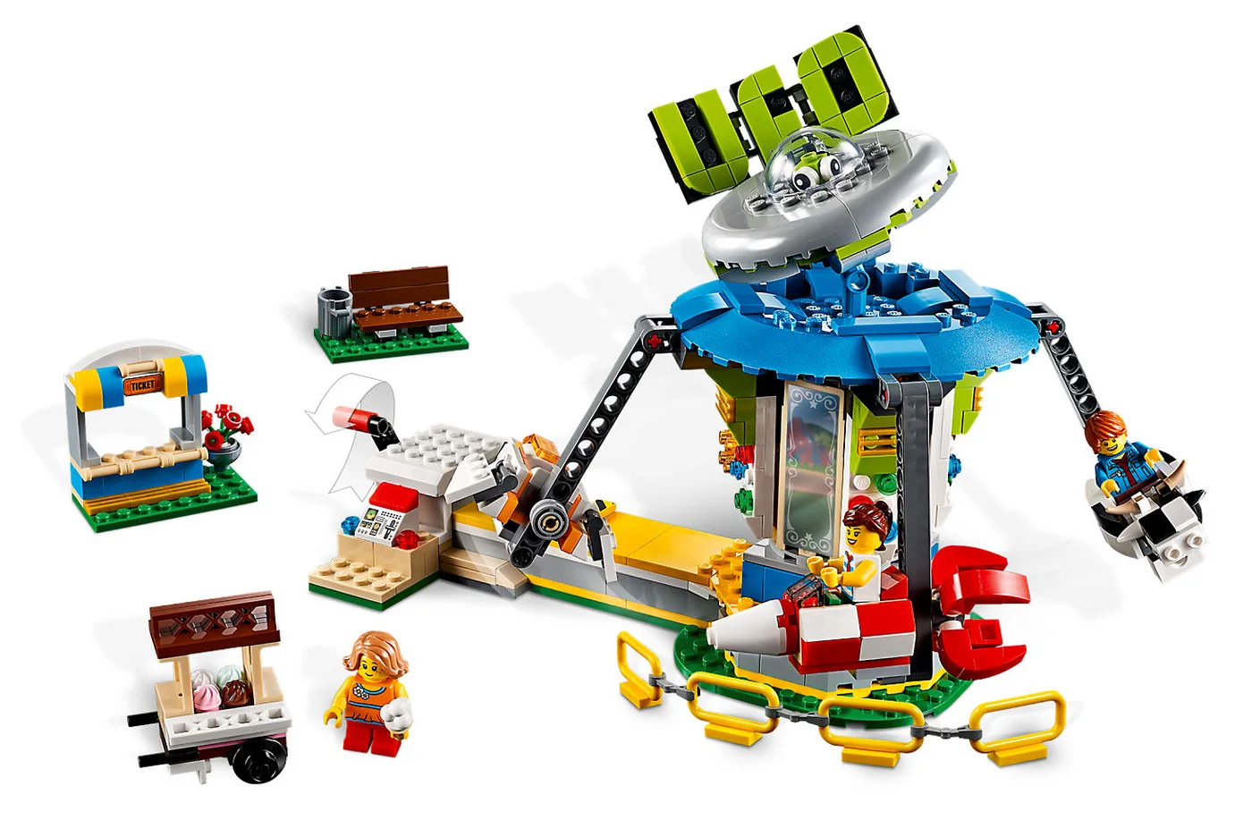 LEGO® Creator 31095 Giostra del Luna Park - vue 5