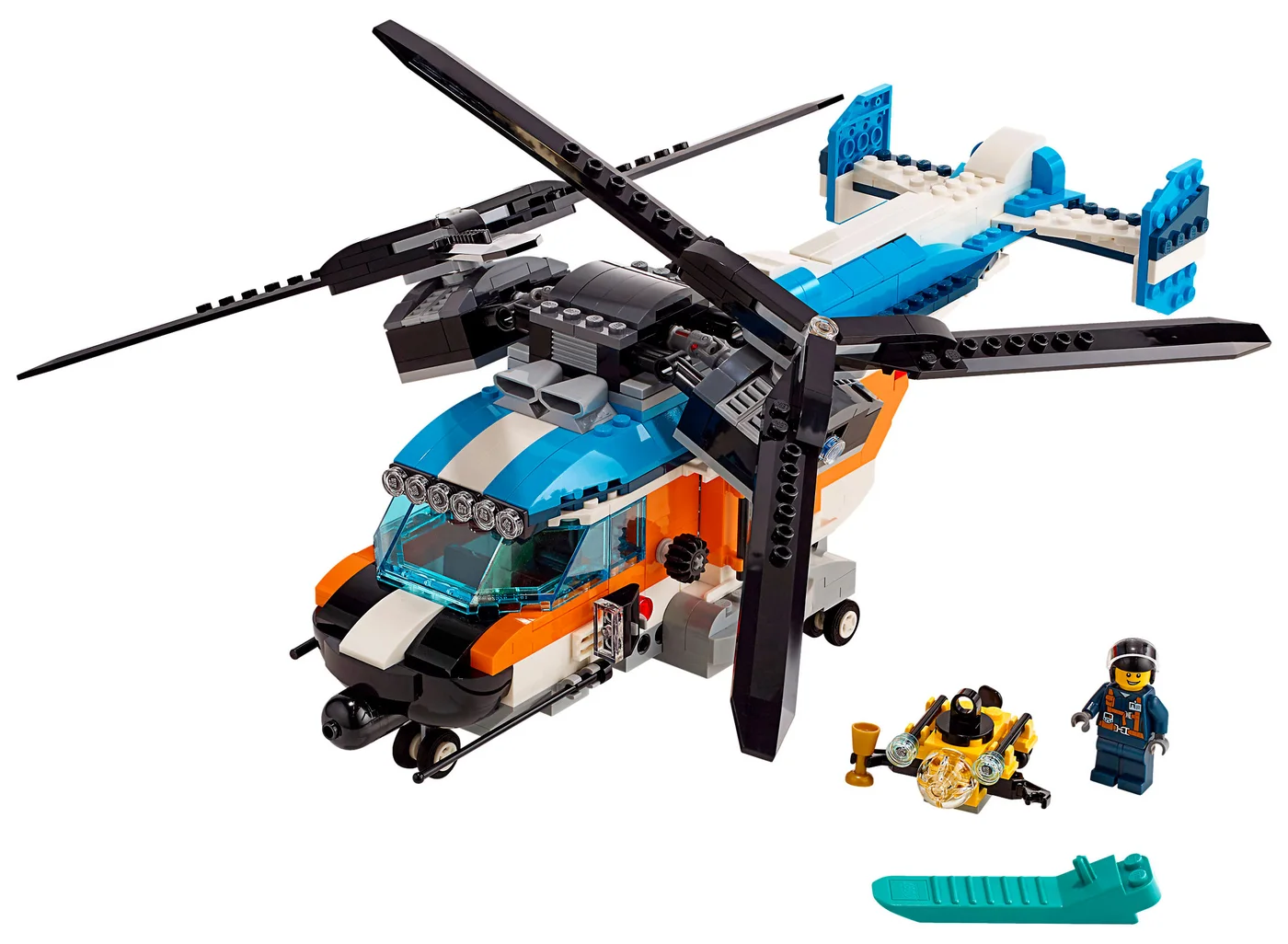 LEGO® Creator 31096 Elicottero Bi-Rotore - vue 3