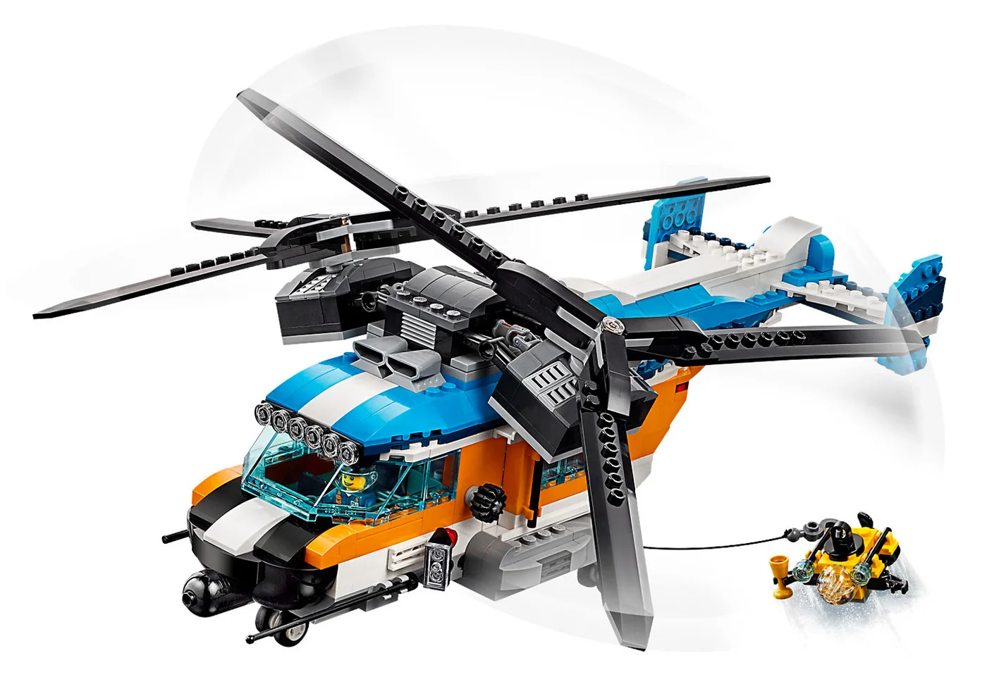 LEGO® Creator 31096 Elicottero Bi-Rotore - vue 4