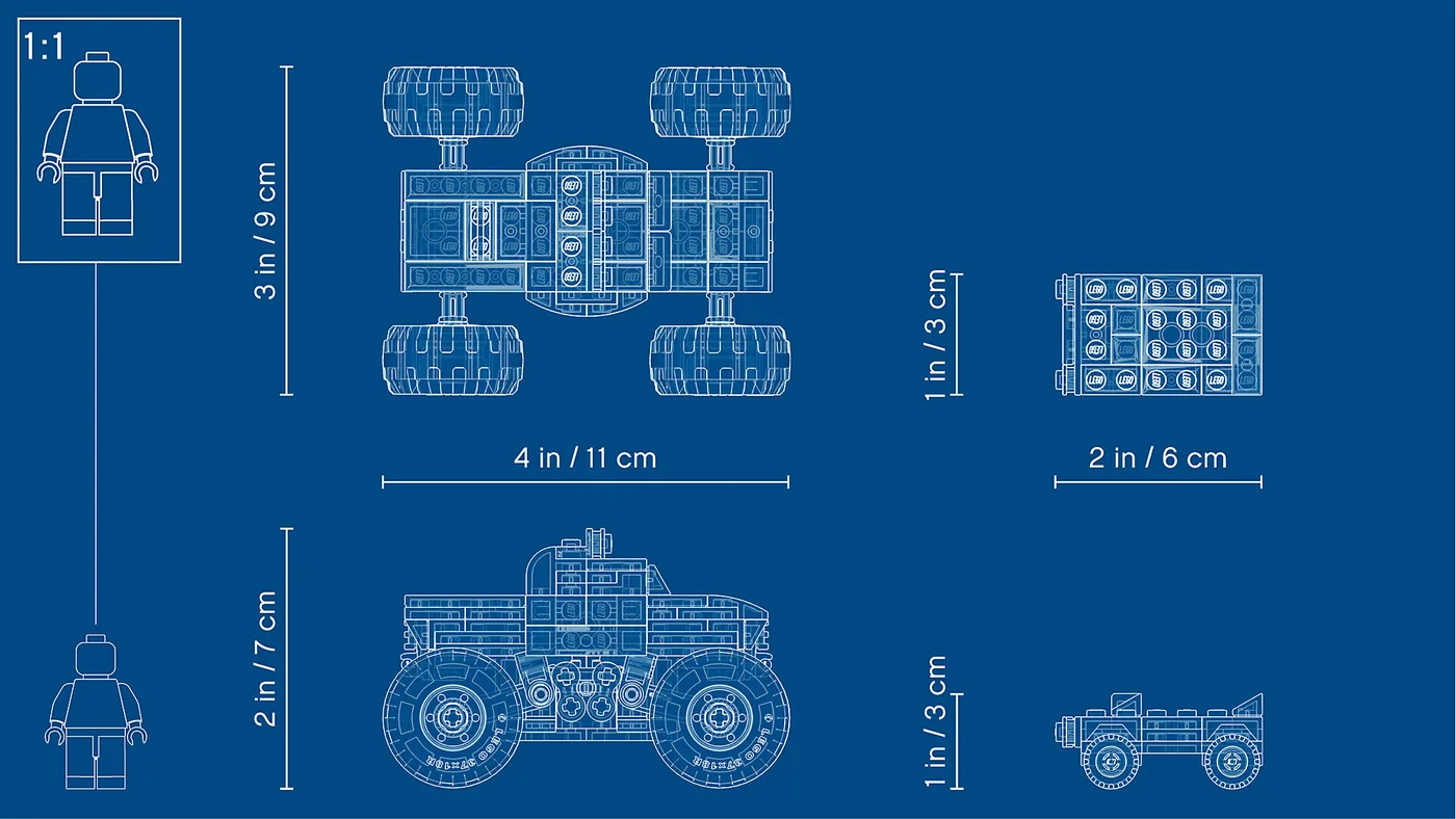 LEGO® Creator 31101 Monster Truck - vue 9