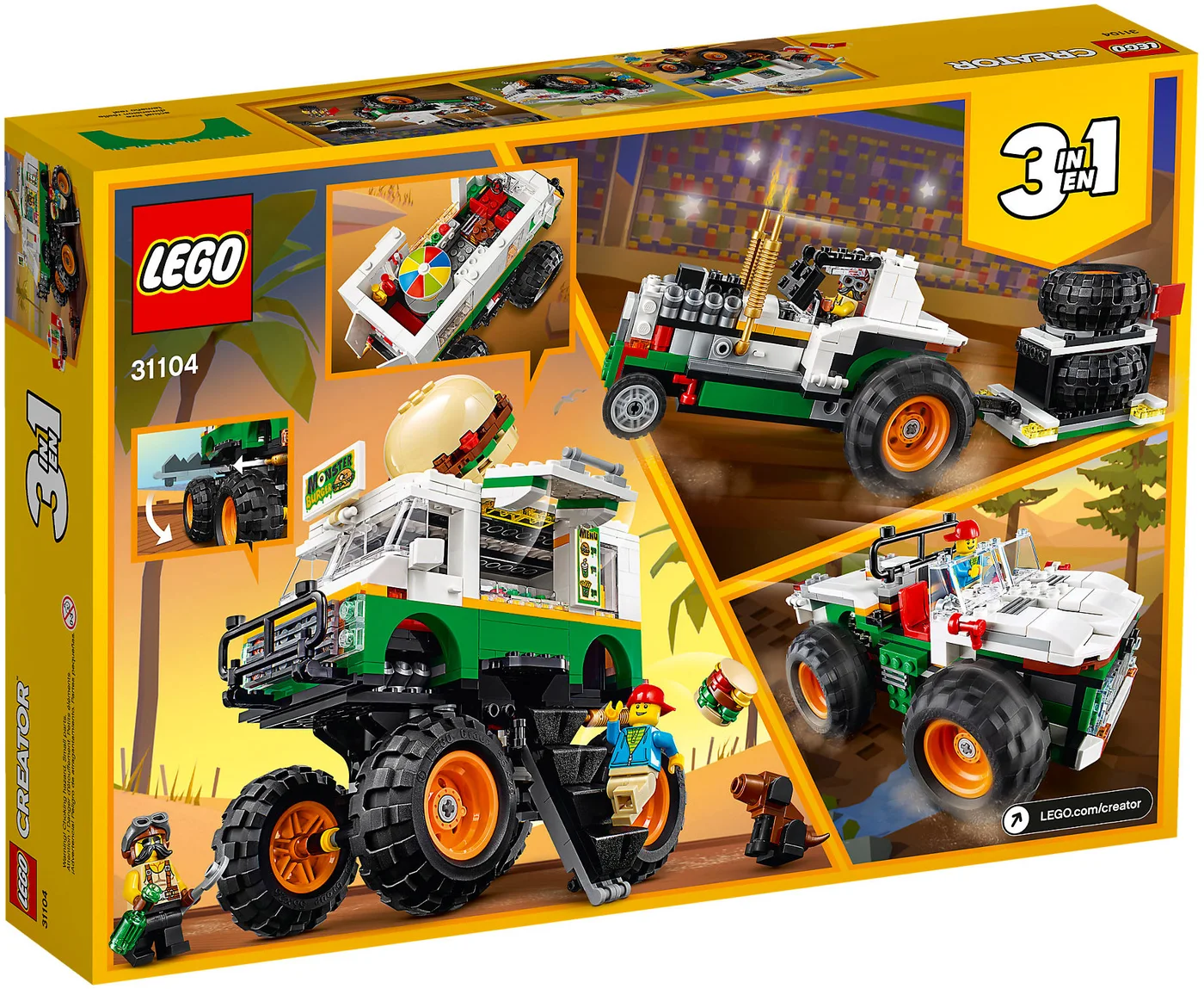 LEGO® Creator 31104 Monster Burger Truck - vue 2