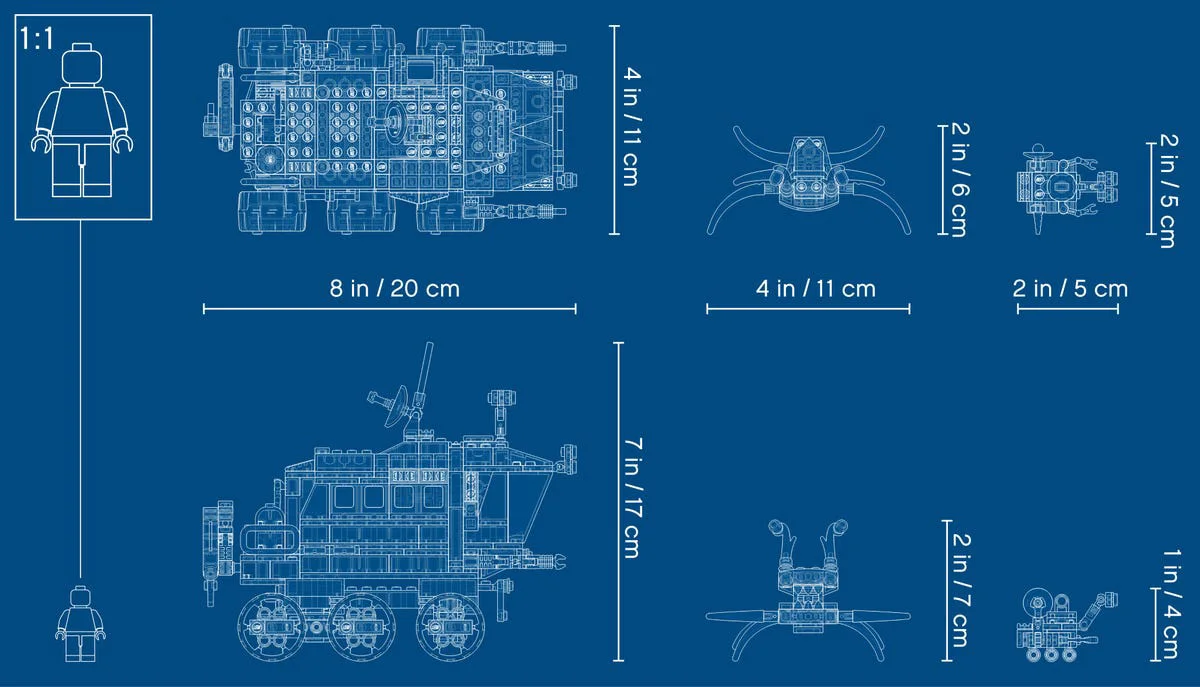 LEGO® Creator 31107 Space Rover Explorer - vue 14