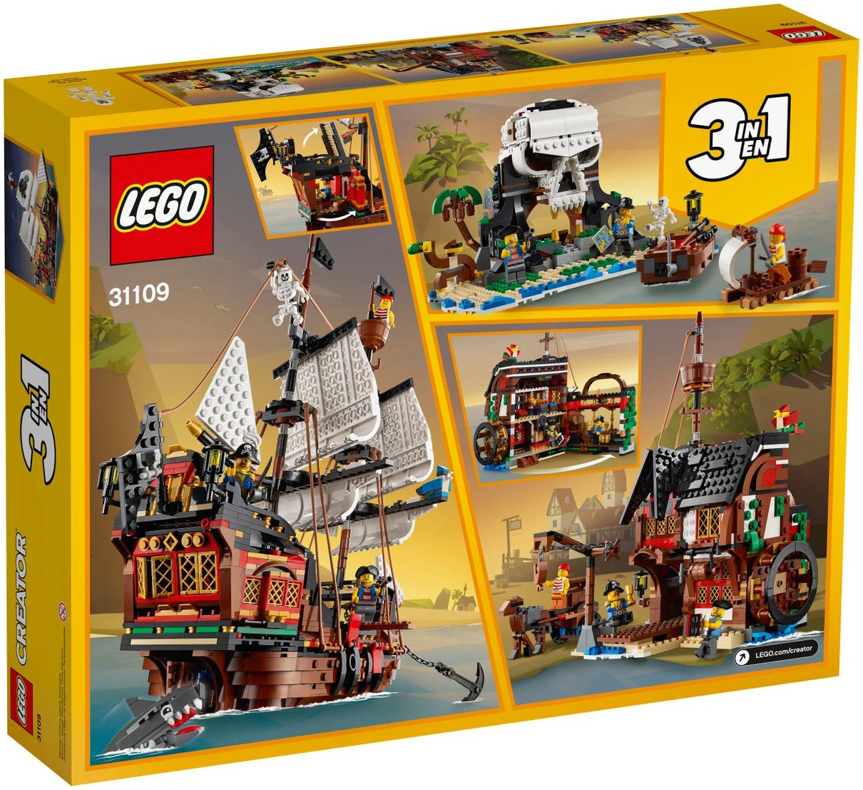 LEGO® Creator 31109 Pirate Ship - vue 2