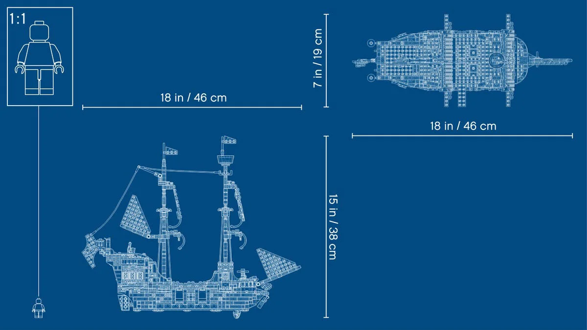 LEGO® Creator 31109 Pirate Ship - vue 16