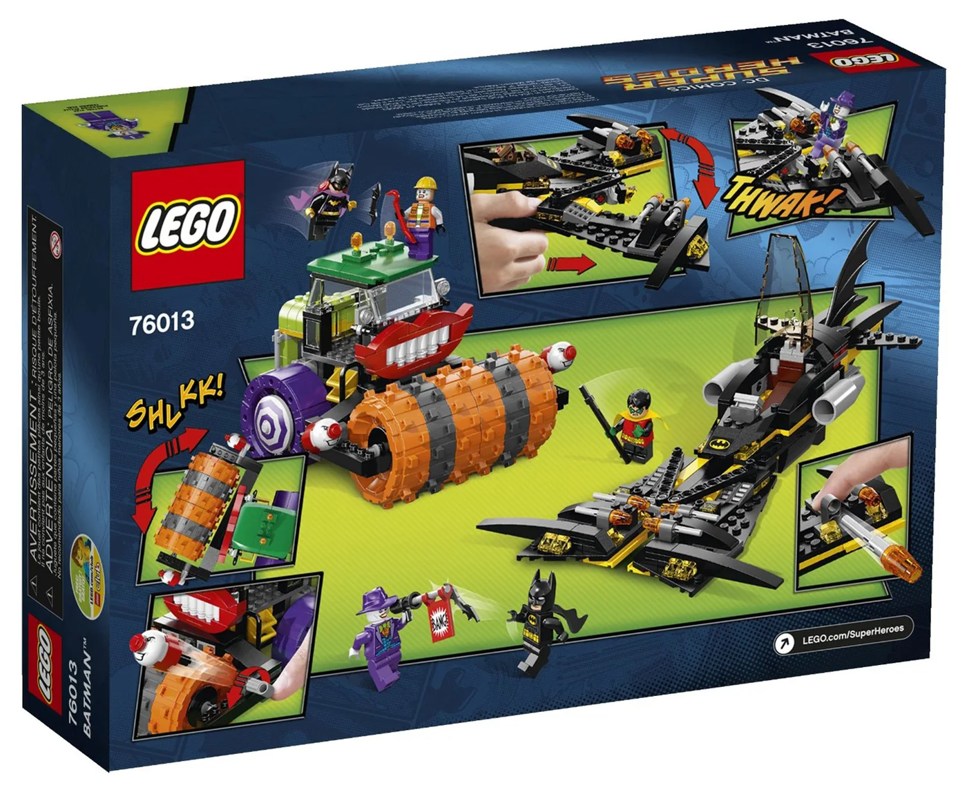 LEGO® DC Comics Super Heroes 76013 Batman: lo schiacciasassi del Joker - vue 7