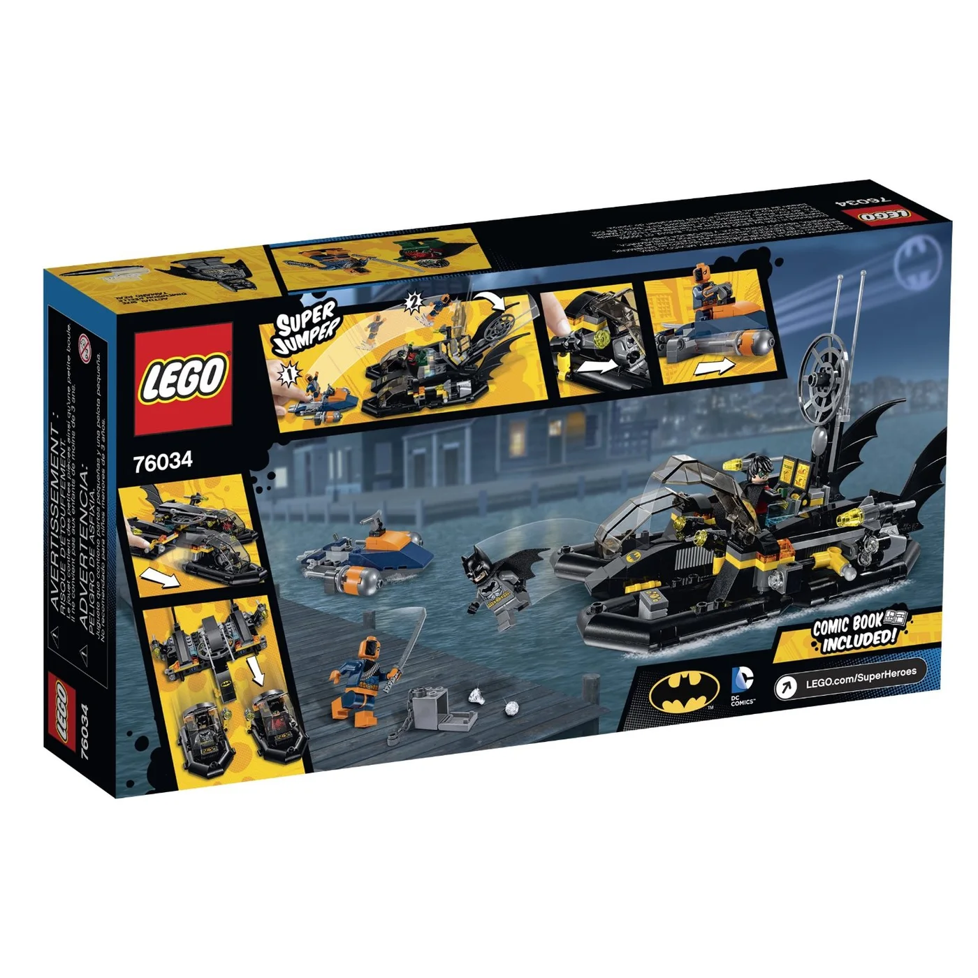 LEGO® DC Comics Super Heroes 76034 Inseguimento nel porto con il Batboat - vue 7