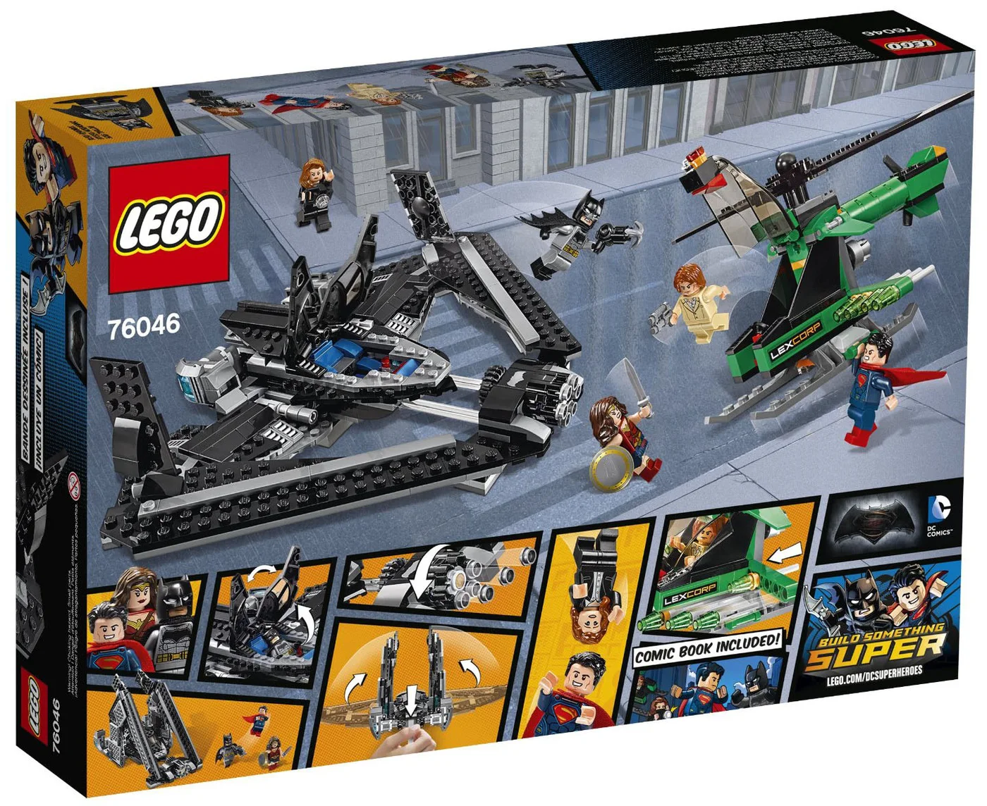 LEGO® DC Comics Super Heroes 76046 Eroi della Giustizia: battaglia nei cieli - vue 2