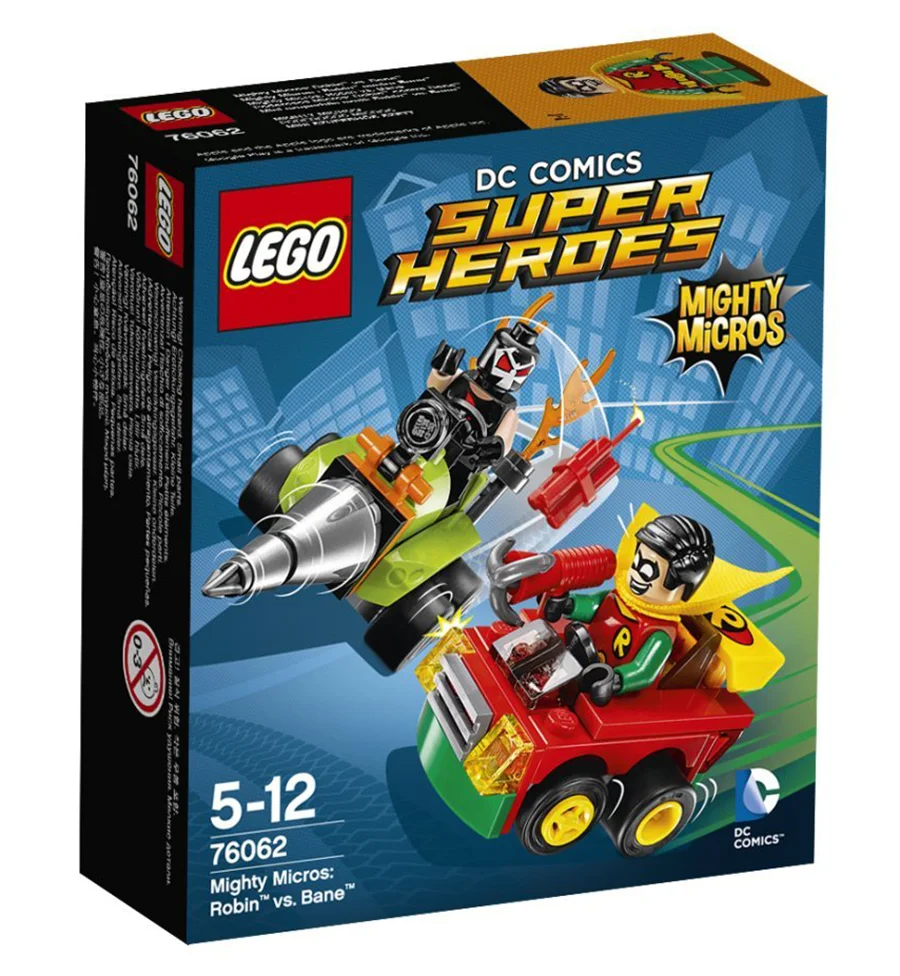 LEGO® DC Comics Super Heroes 76062 Mighty Micros: Robin contro Bane - vue 3