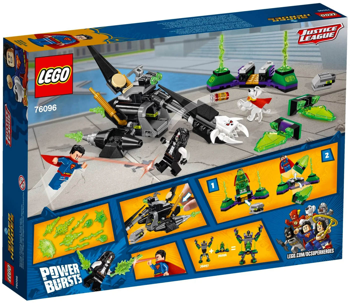 LEGO® DC Comics Super Heroes 76096 Superman e Krypto fanno squadra - vue 6
