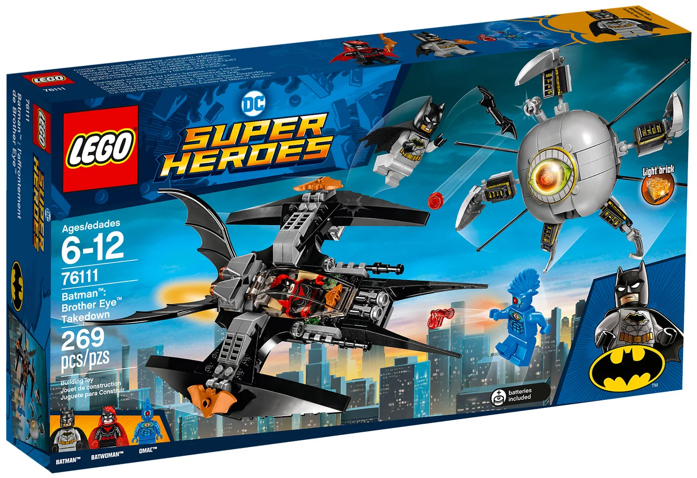 LEGO® DC Comics Super Heroes 76111 Batman: Scontro con Fratello Occhio - vue 5