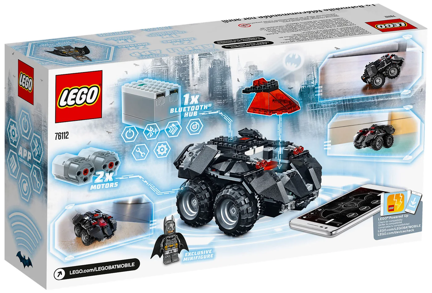LEGO® DC Comics Super Heroes 76112 Batmobile controllata tramite app - vue 2