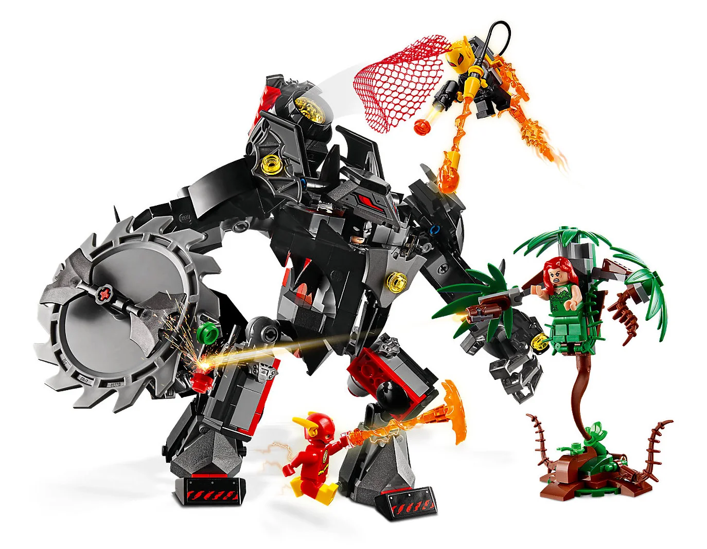 LEGO® DC Comics Super Heroes 76117 Mech di Batman contro Mech di Poison Ivy - vue 3