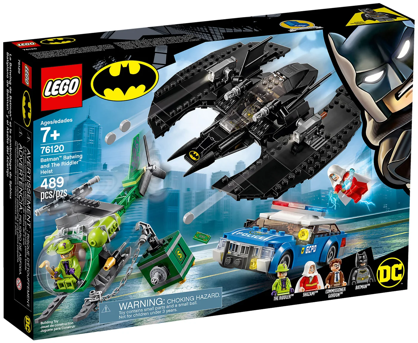 LEGO® DC Comics Super Heroes 76120 Bat-aereo di Batman e la rapina dell’Enigmista - vue 2