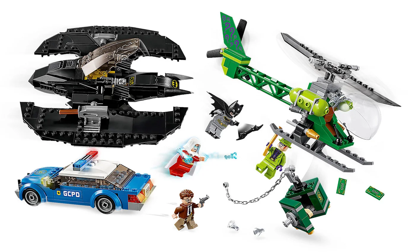 LEGO® DC Comics Super Heroes 76120 Bat-aereo di Batman e la rapina dell’Enigmista - vue 4
