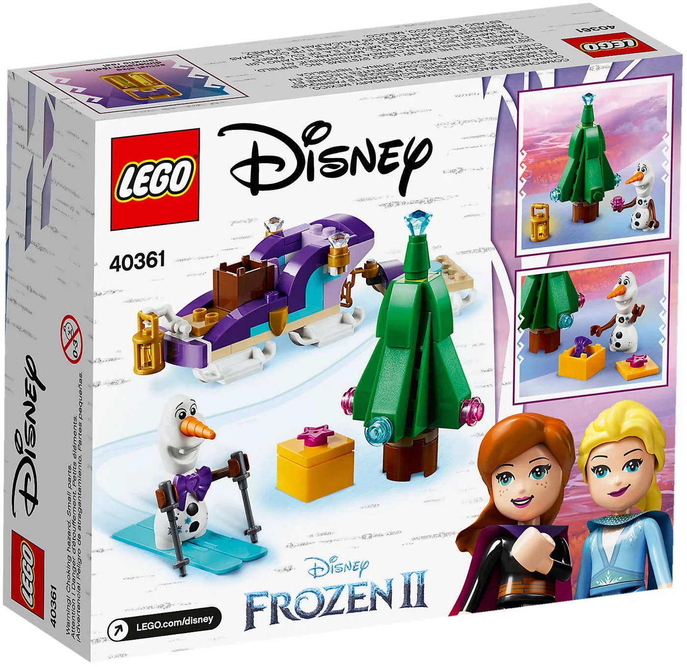 LEGO® Disney 40361 La slitta di Olaf - vue 5