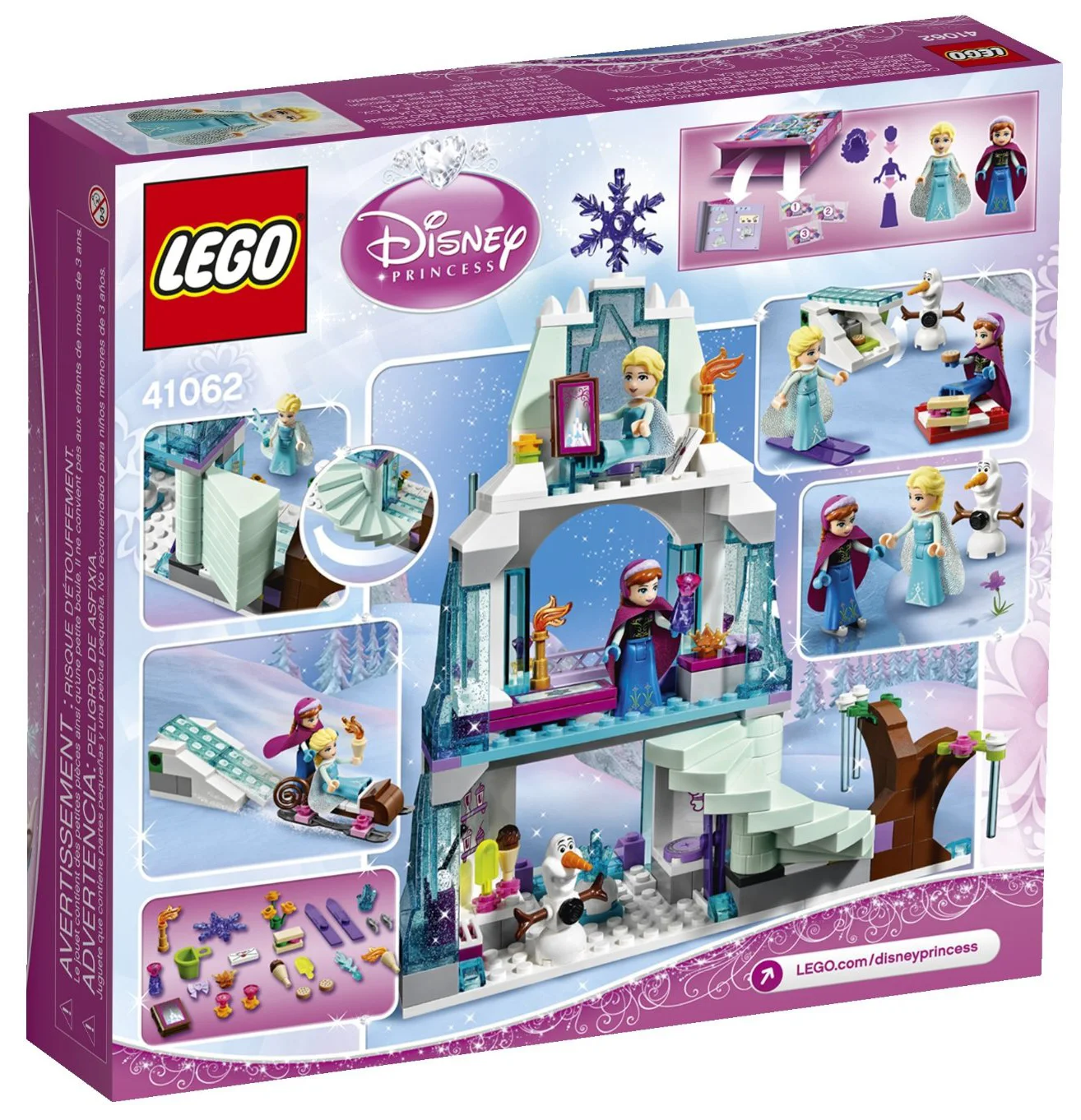 LEGO® Disney 41062 Il castello scintillante di Elsa - vue 3