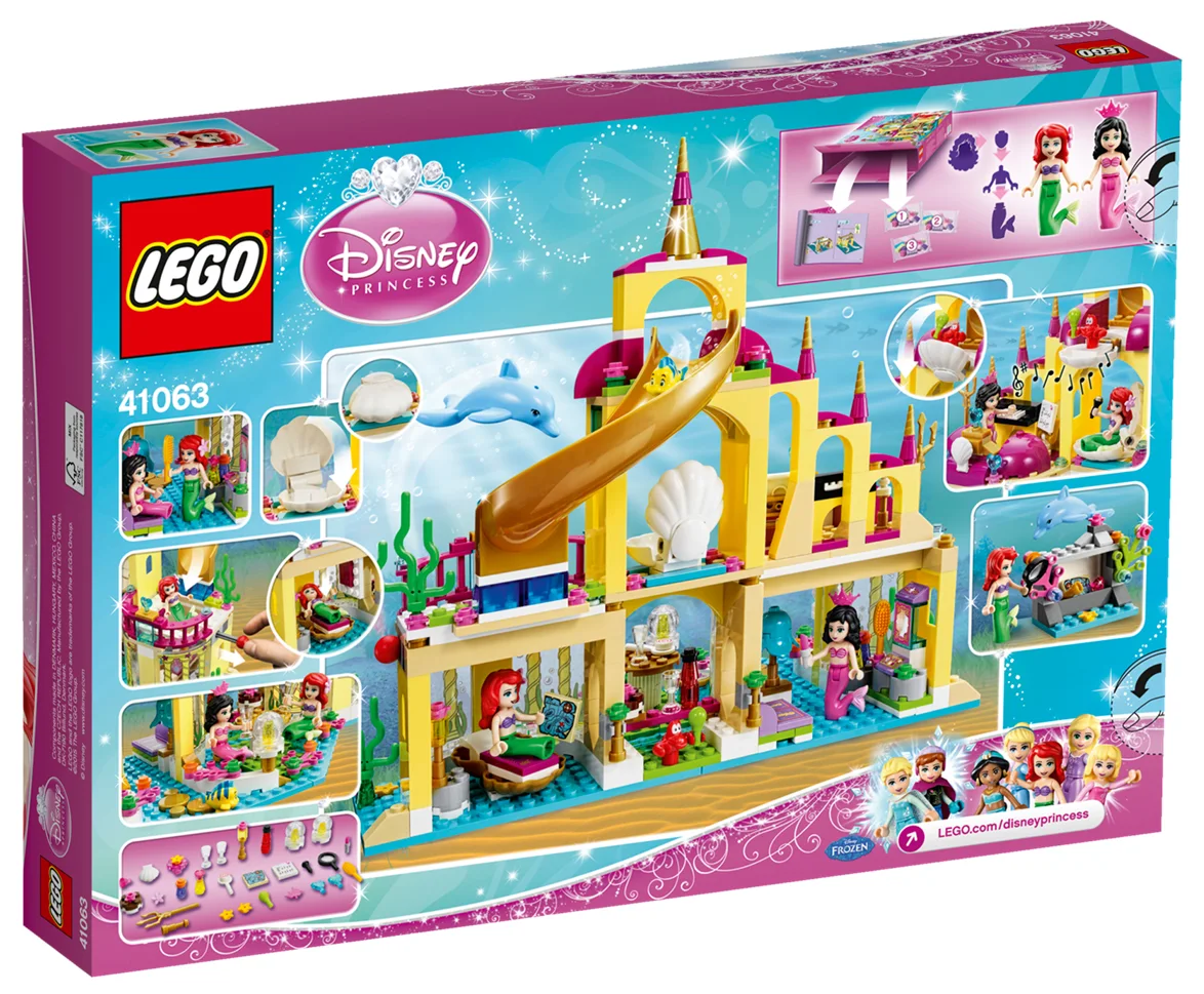 LEGO® Disney 41063 Il palazzo sottomarino di Ariel - vue 2