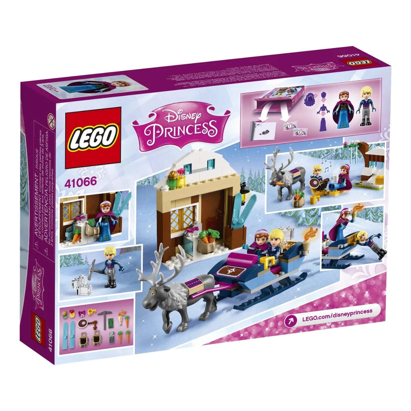 LEGO® Disney 41066 La slitta di Anna e Kristoff - vue 2