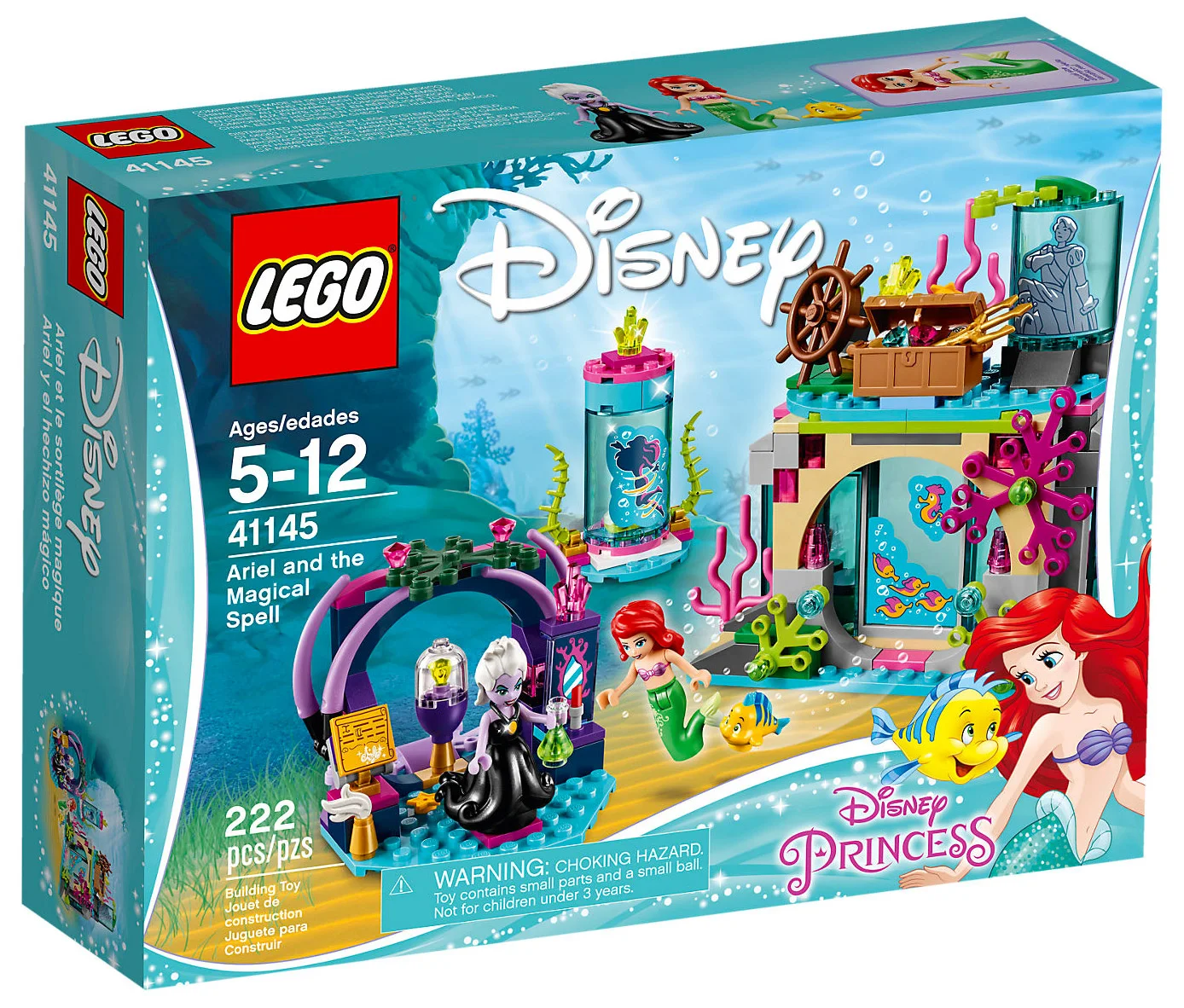 LEGO® Disney 41145 Ariel e l’incantesimo magico - vue 9