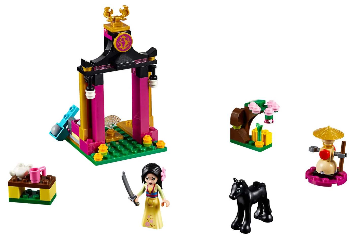 LEGO® Disney 41151 Il giorno di addestramento di Mulan - vue 7