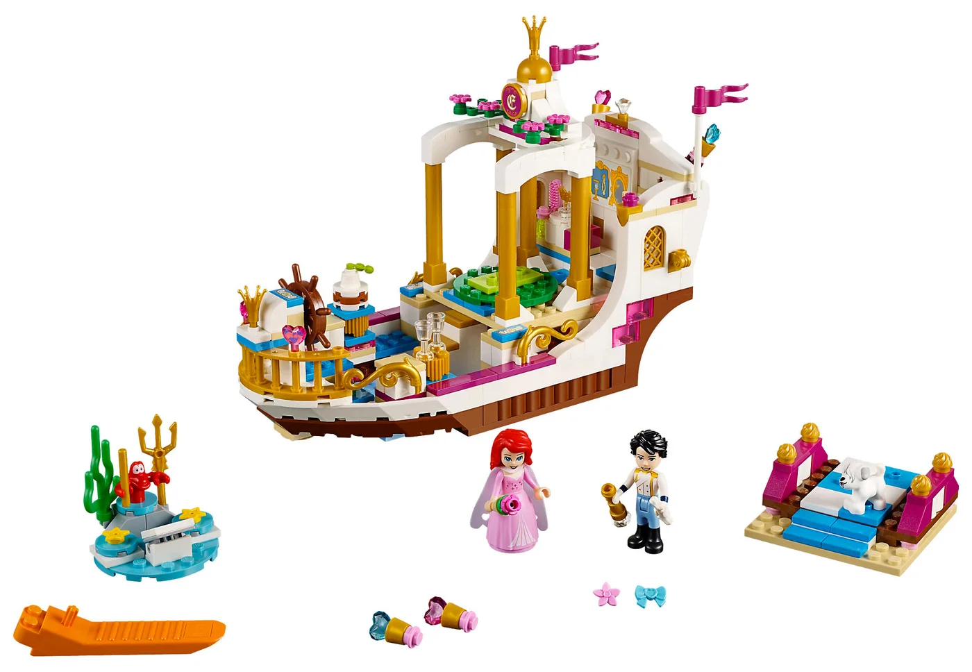 LEGO® Disney 41153 La barca delle celebrazioni reali di Ariel - vue 2