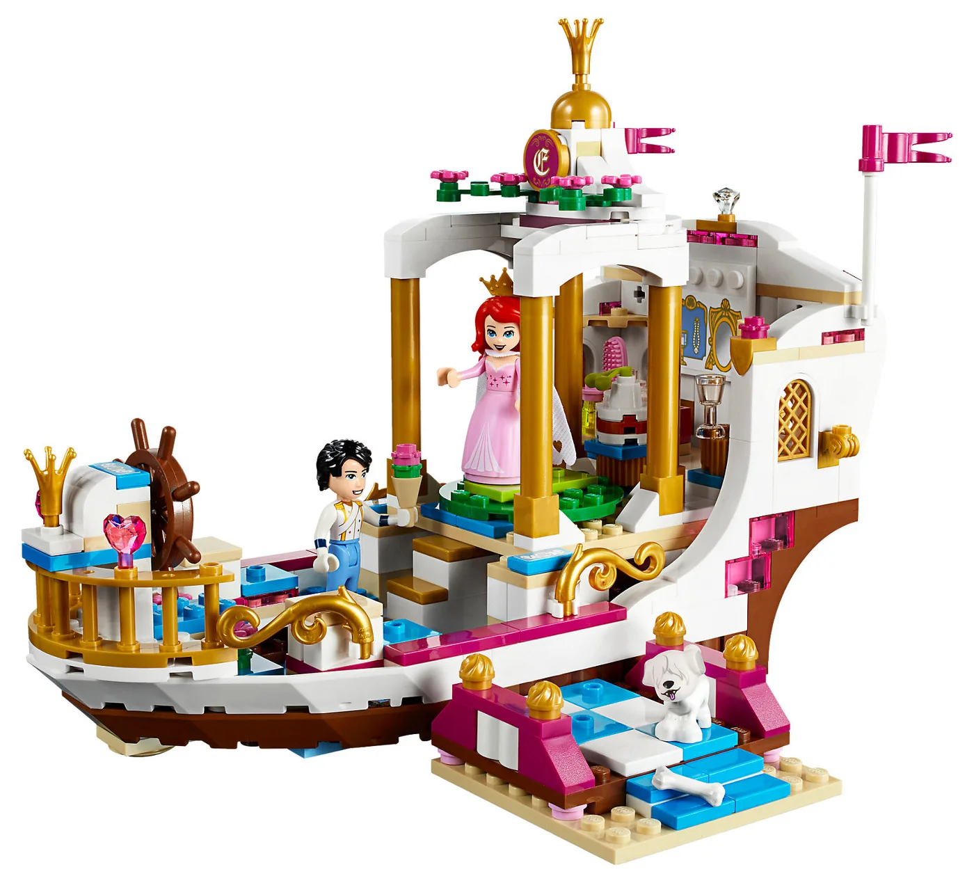 LEGO® Disney 41153 La barca delle celebrazioni reali di Ariel - vue 4